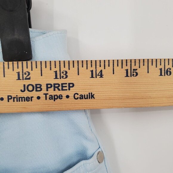 BLDWN Vintage Straight Jeans Hi-Rise Cropped Stretch 27 Womens NWOT Pool Blue - Picture 11 of 13